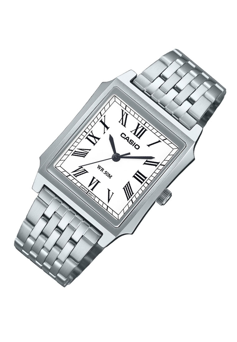 Casio MTP-B190D-7B Analog Stainless Steel Strap Watch For Men-Watch Portal Philippines