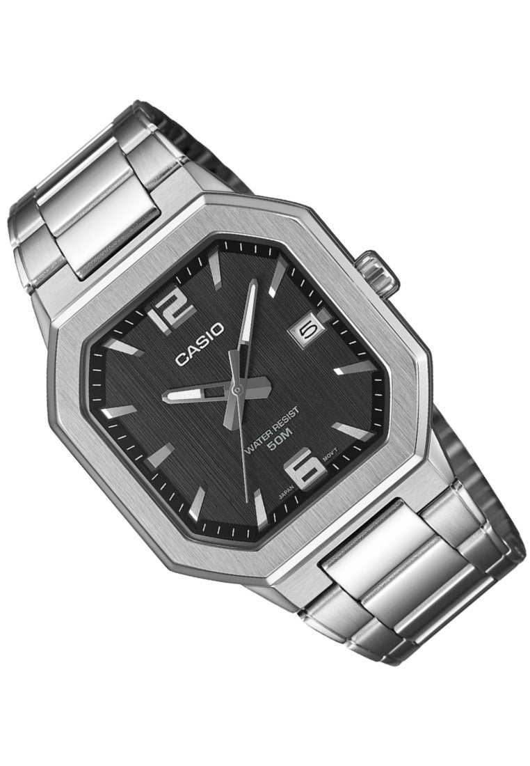 Casio MTP-B195D-1AVDF Stainless Steel Strap Analog Watch for Men-Watch Portal Philippines