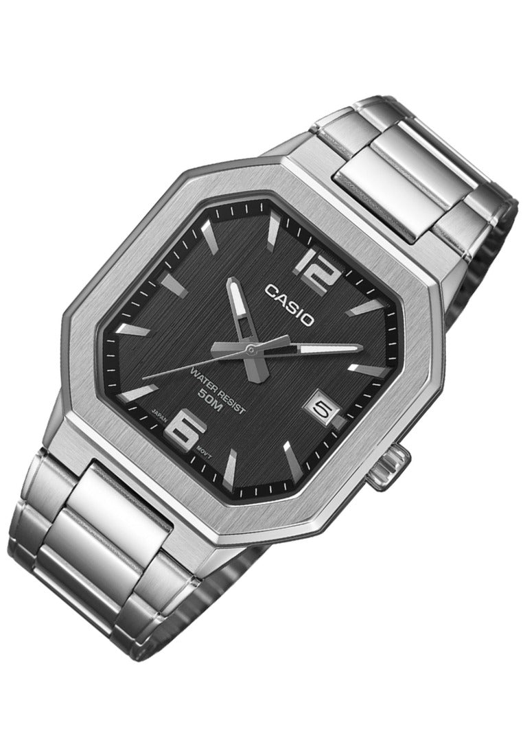 Casio MTP-B195D-1AVDF Stainless Steel Strap Analog Watch for Men-Watch Portal Philippines
