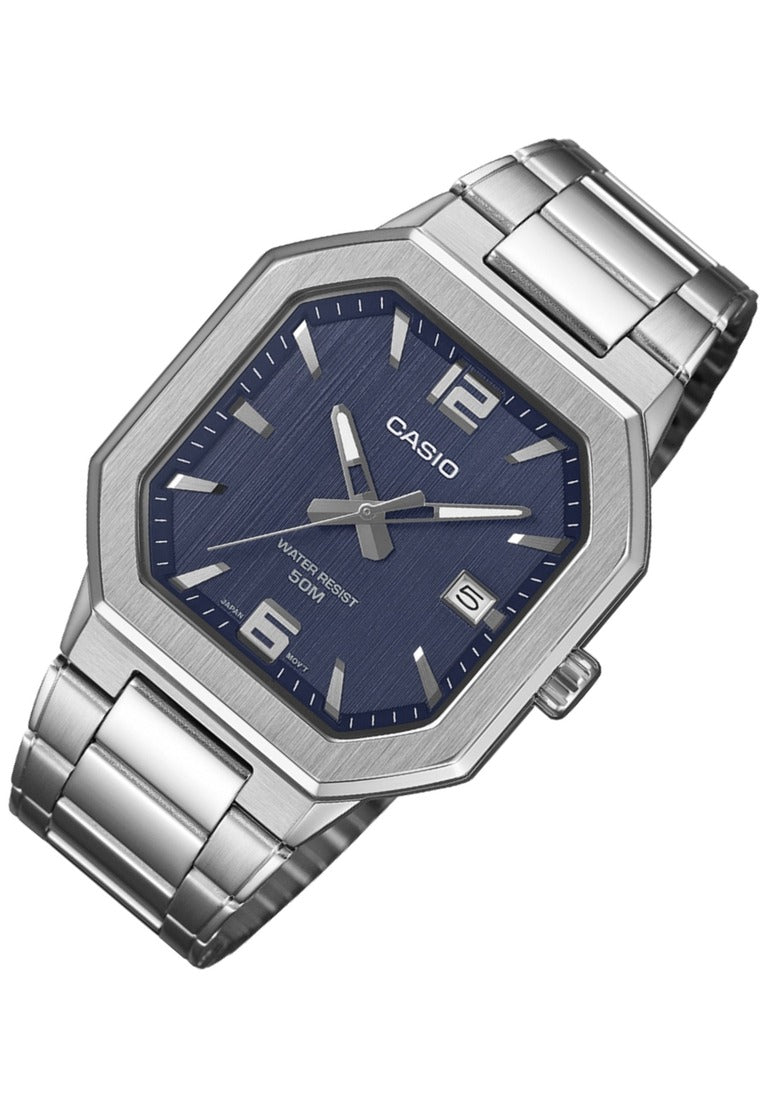 Casio MTP-B195D-2AVDF Stainless Steel Strap Analog Watch for Men-Watch Portal Philippines