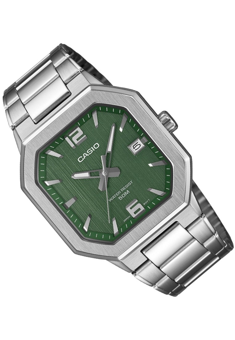 Casio MTP-B195D-3AVDF Stainless Steel Strap Analog Watch for Men-Watch Portal Philippines