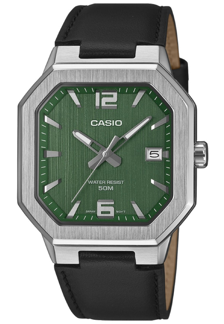 Casio MTP-B195L-3AVDF Leather Strap Analog Watch for Men-Watch Portal Philippines