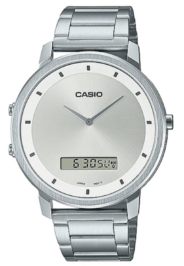Casio MTP-B200D-7E Digital Analog Stainless Steel Strap Watch For Men-Watch Portal Philippines