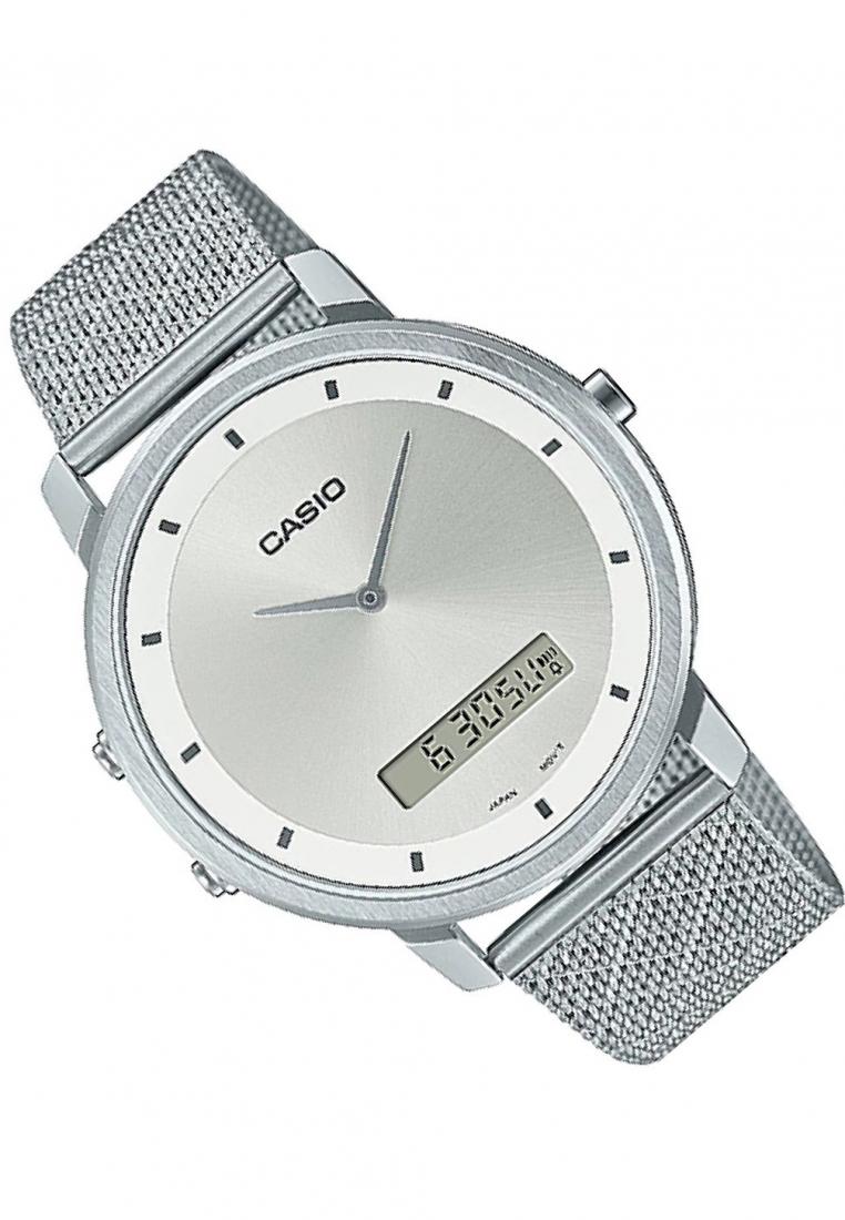 Casio MTP-B200M-7E Digital Analog Stainless Steel Strap Watch For Men-Watch Portal Philippines