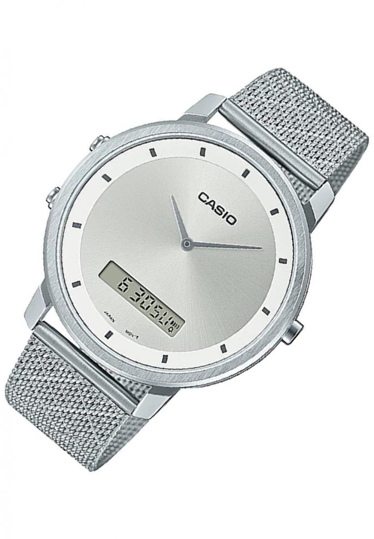 Casio MTP-B200M-7E Digital Analog Stainless Steel Strap Watch For Men-Watch Portal Philippines