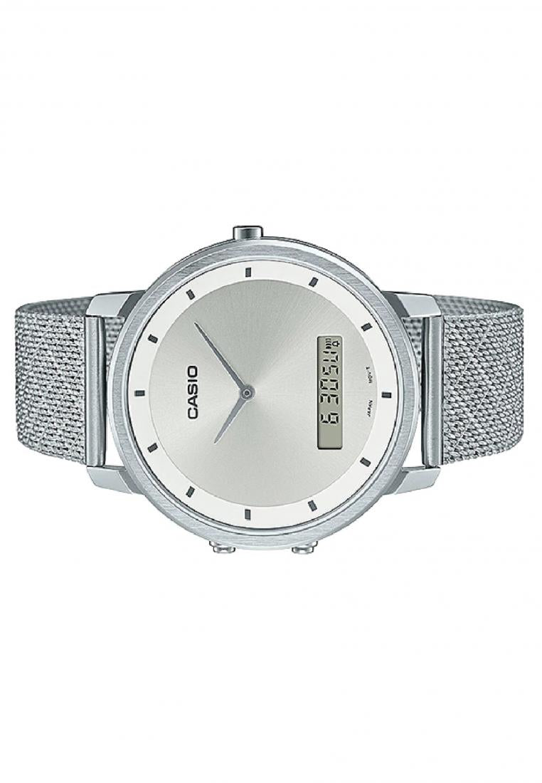 Casio MTP-B200M-7E Digital Analog Stainless Steel Strap Watch For Men-Watch Portal Philippines
