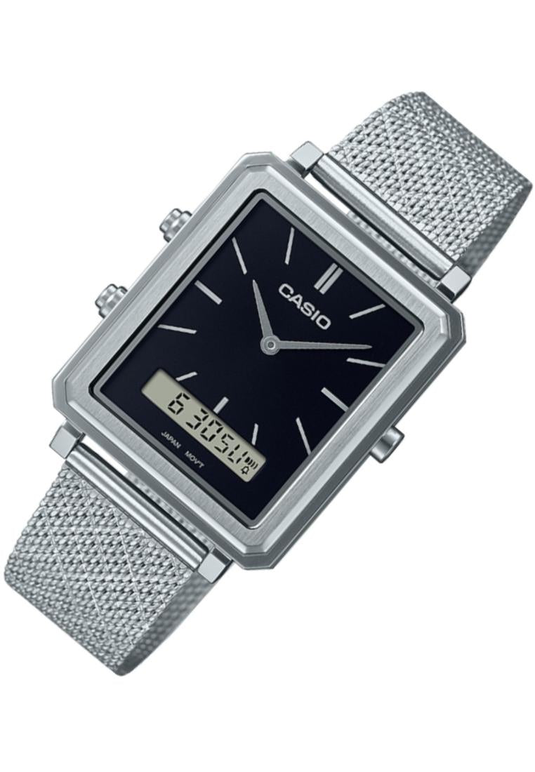 Casio MTP-B205M-1E Digital Analog Stainless Steel Strap Watch For Men-Watch Portal Philippines