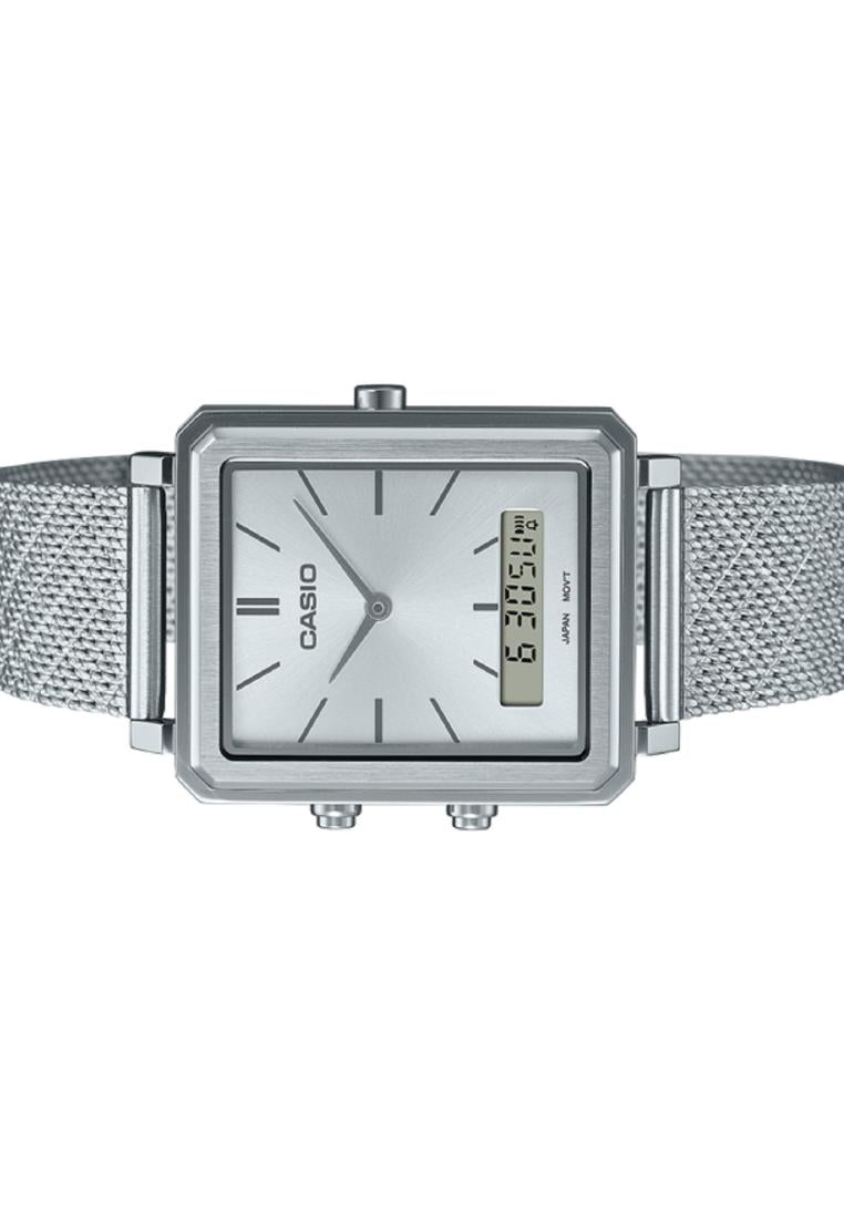 Casio MTP-B205M-7E Digital Analog Stainless Steel Strap Watch For Men-Watch Portal Philippines