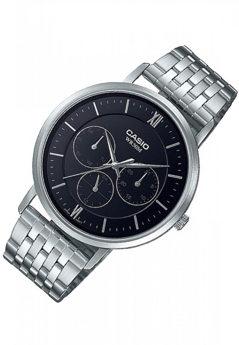 Casio MTP-B300D-1A Analog Stainless Steel Strap Watch For Men-Watch Portal Philippines