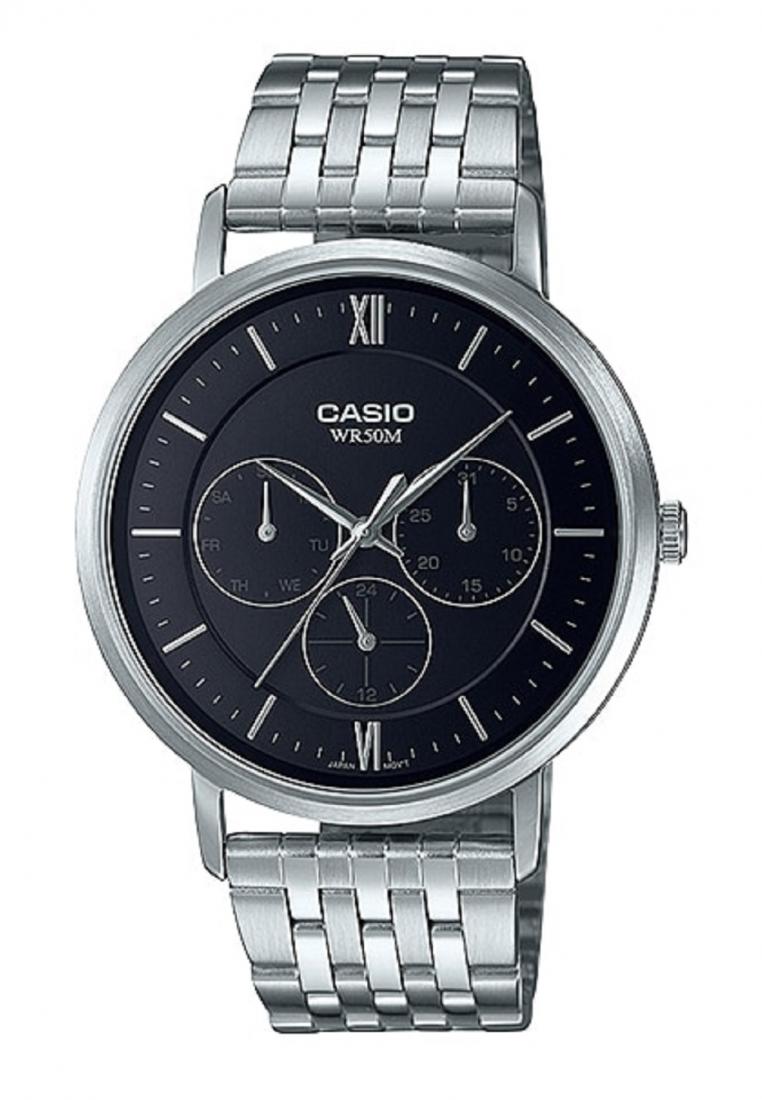 Casio MTP-B300D-1A Analog Stainless Steel Strap Watch For Men-Watch Portal Philippines