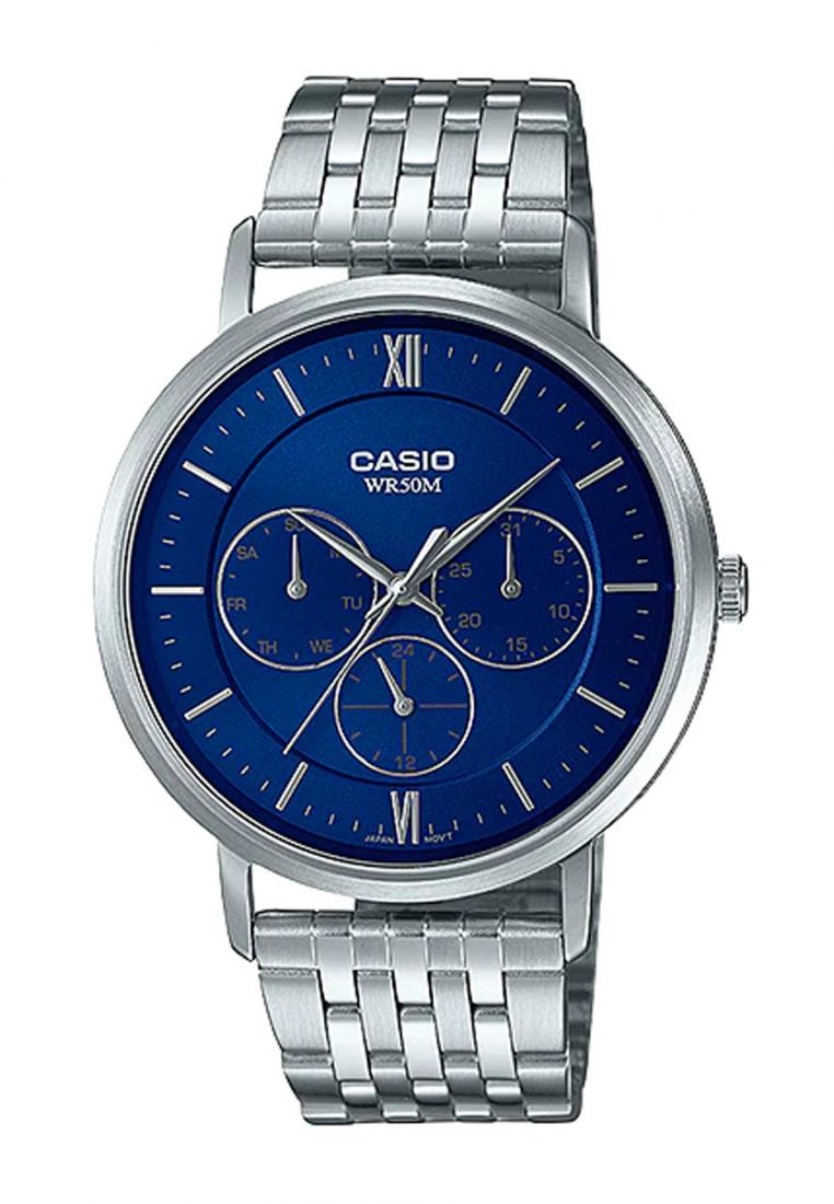 Casio MTP-B300D-2A Analog Stainless Steel Strap Watch For Men-Watch Portal Philippines