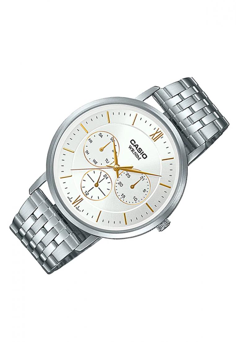 Casio MTP-B300D-7A Analog Stainless Steel Strap Watch For Men-Watch Portal Philippines
