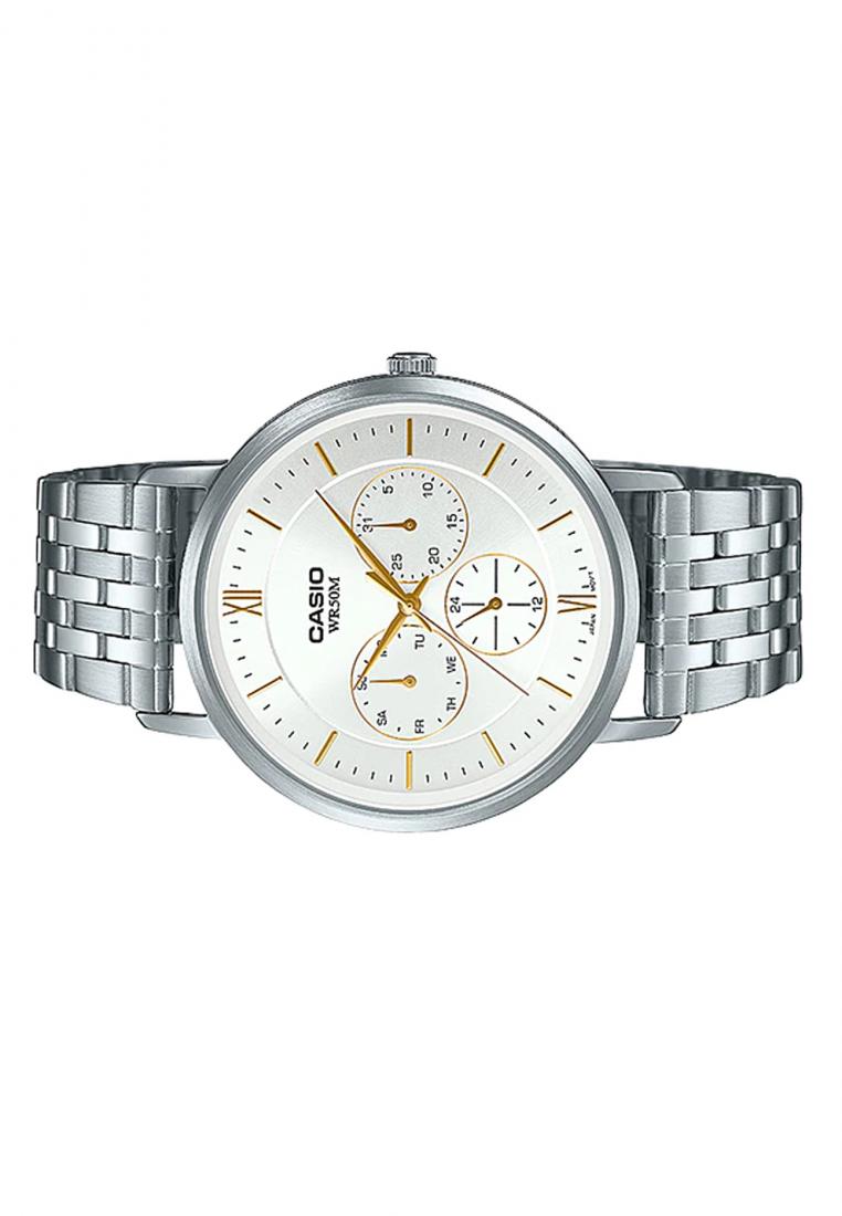 Casio MTP-B300D-7A Analog Stainless Steel Strap Watch For Men-Watch Portal Philippines