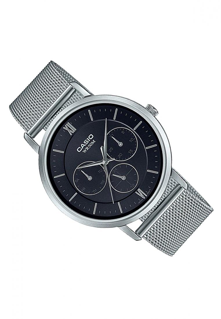 Casio MTP-B300M-1A Analog Stainless Steel Strap Watch For Men-Watch Portal Philippines