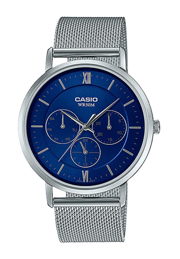 Casio MTP-B300M-2A Analog Stainless Steel Strap Watch For Men-Watch Portal Philippines