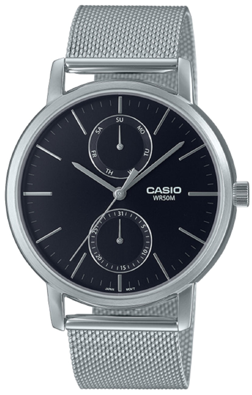 Casio MTP-B310M-1A Analog Stainless Steel Strap Watch For Men-Watch Portal Philippines