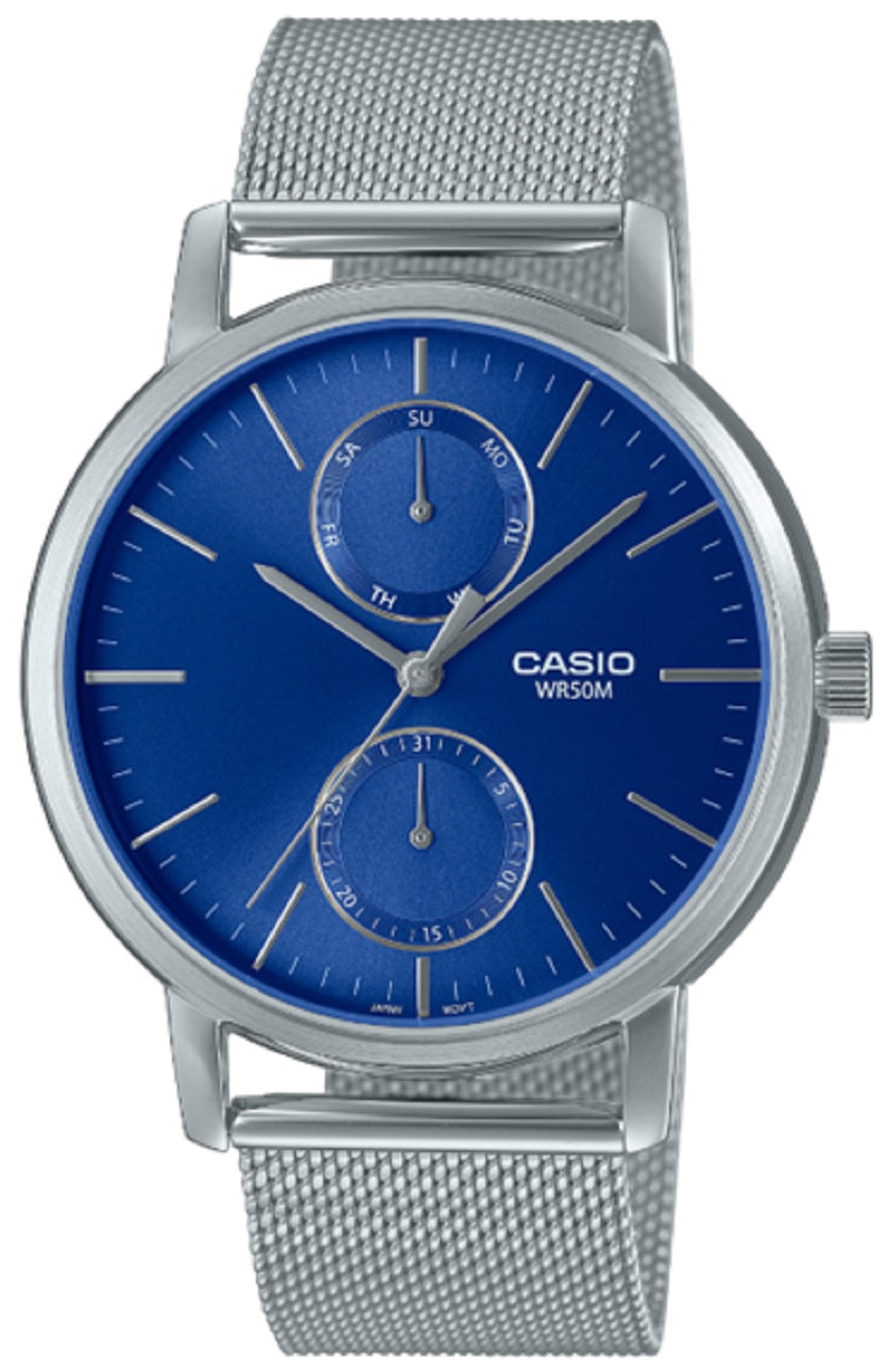 Casio MTP-B310M-2A Analog Stainless Steel Strap Watch For Men-Watch Portal Philippines