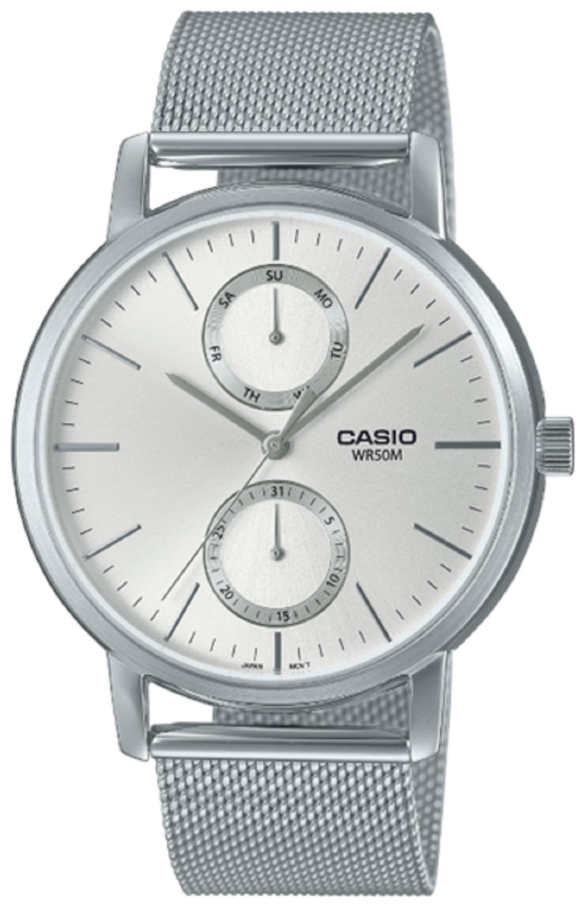 Casio MTP-B310M-7A Analog Stainless Steel Strap Watch For Men-Watch Portal Philippines