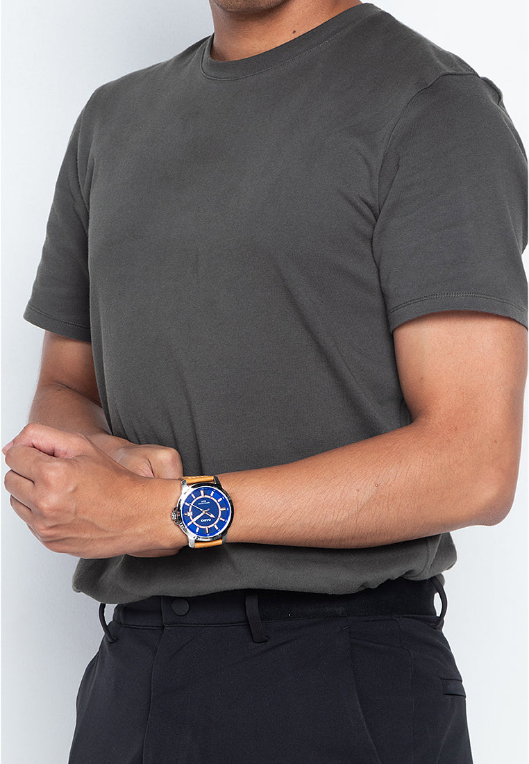 Casio MTP-E130L-2A2VDF Analog Leather Strap Watch For Men-Watch Portal Philippines