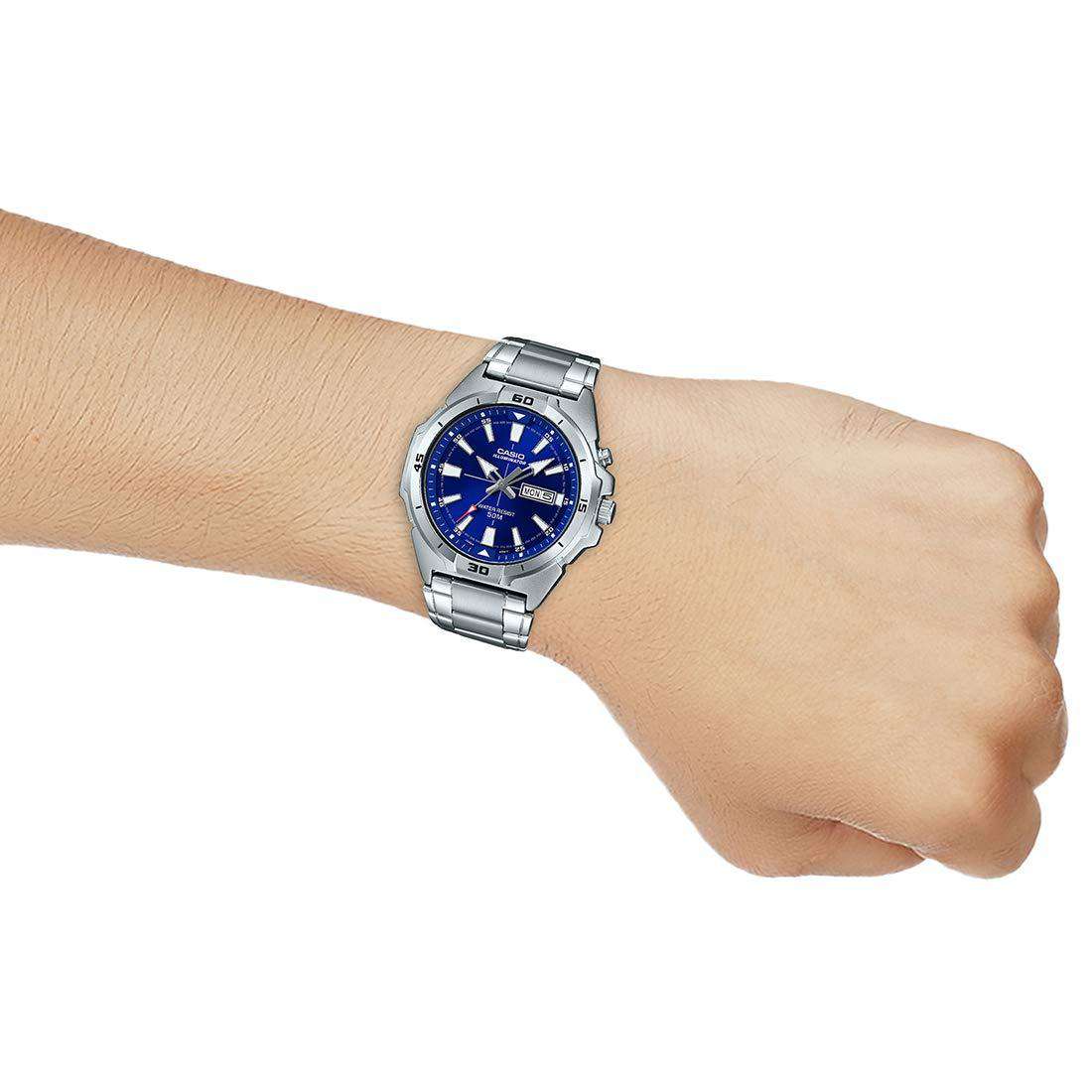 Casio MTP-E203D-2A Silver Stainless Watch for Men-Watch Portal Philippines