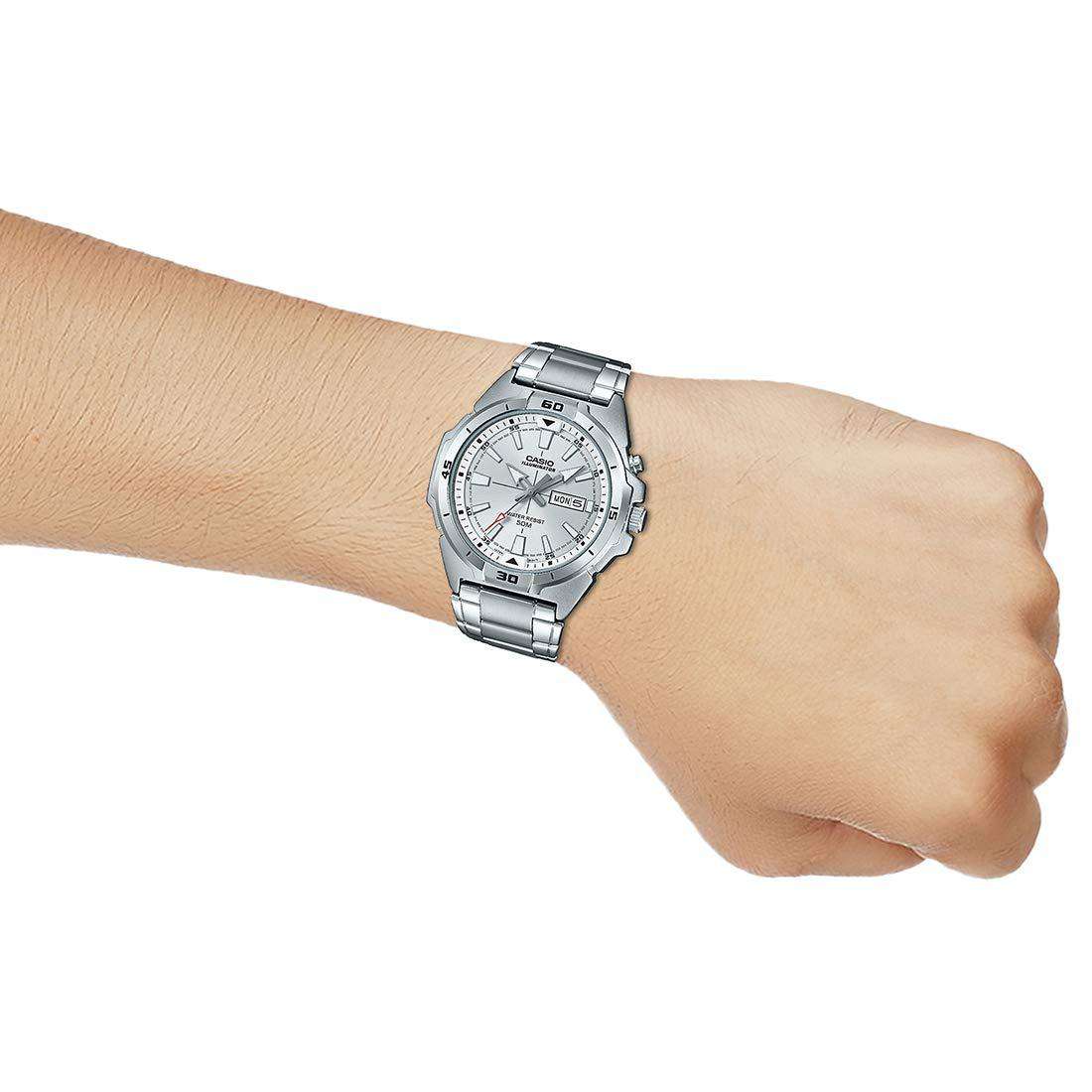Casio MTP-E203D-7A Silver Stainless Watch for Men-Watch Portal Philippines
