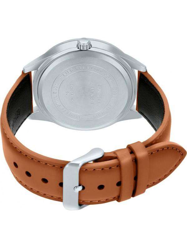 Casio MTP-E319L-2BVDF Brown Leather Strap Watch for Men-Watch Portal Philippines