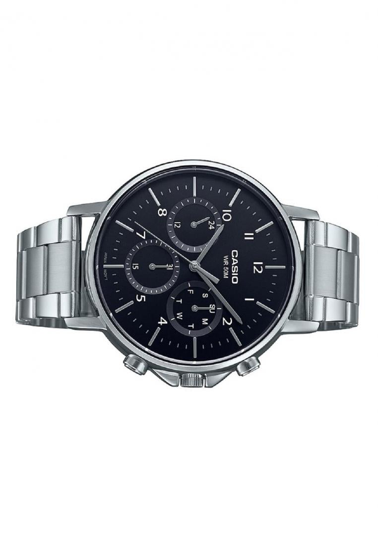 Casio MTP-E321D-1A Analog Stainless Steel Strap Watch For Men-Watch Portal Philippines