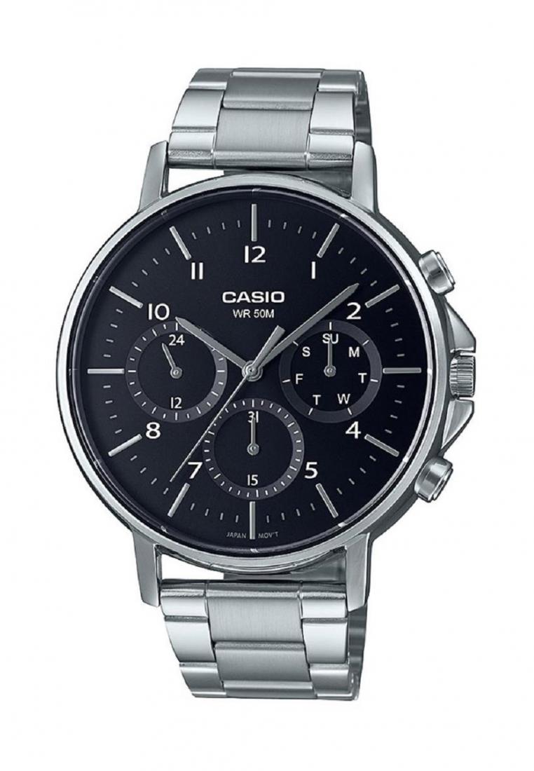 Casio MTP-E321D-1A Analog Stainless Steel Strap Watch For Men-Watch Portal Philippines