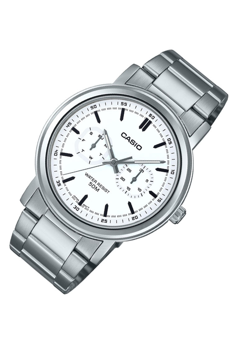 Casio MTP-E335D-7E Analog Stainless Steel Strap Watch For Men-Watch Portal Philippines