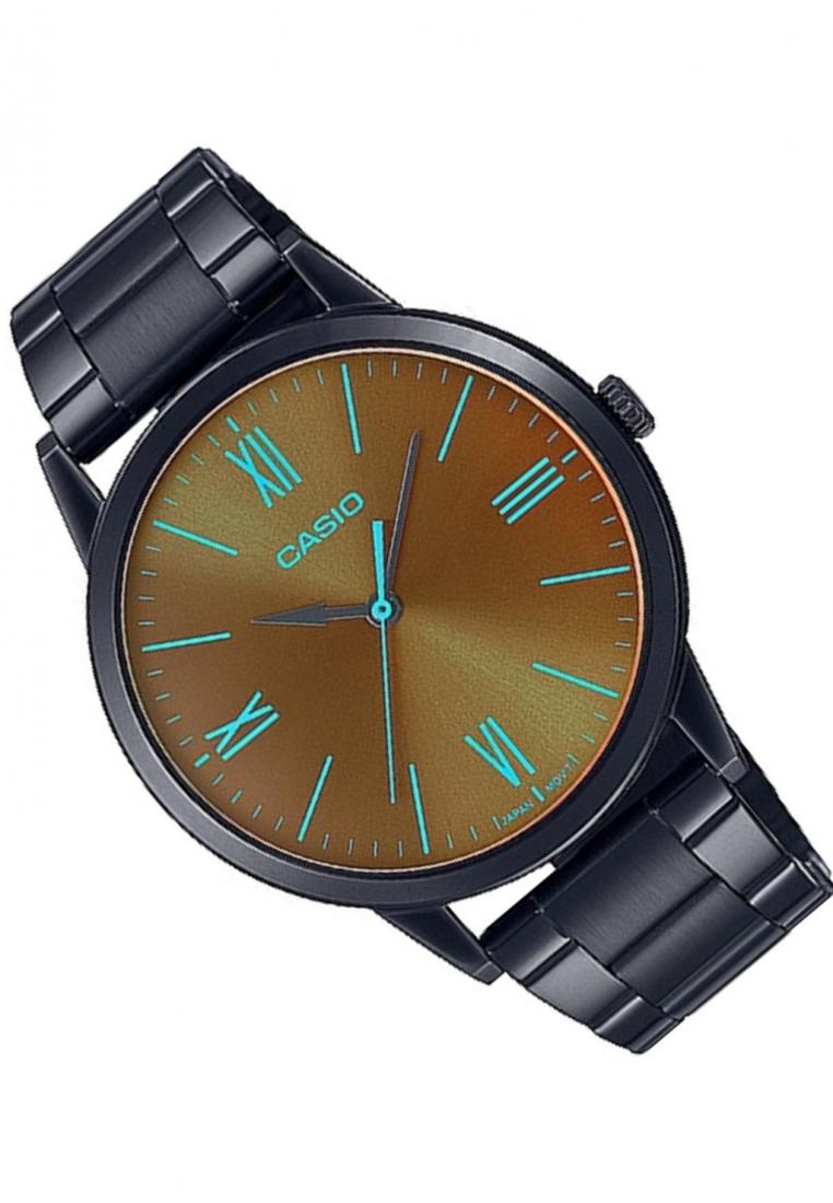 Casio MTP-E600B-1B Analog Stainless Steel Strap Watch For Men-Watch Portal Philippines