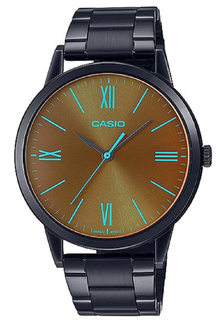 Casio MTP-E600B-1B Analog Stainless Steel Strap Watch For Men-Watch Portal Philippines