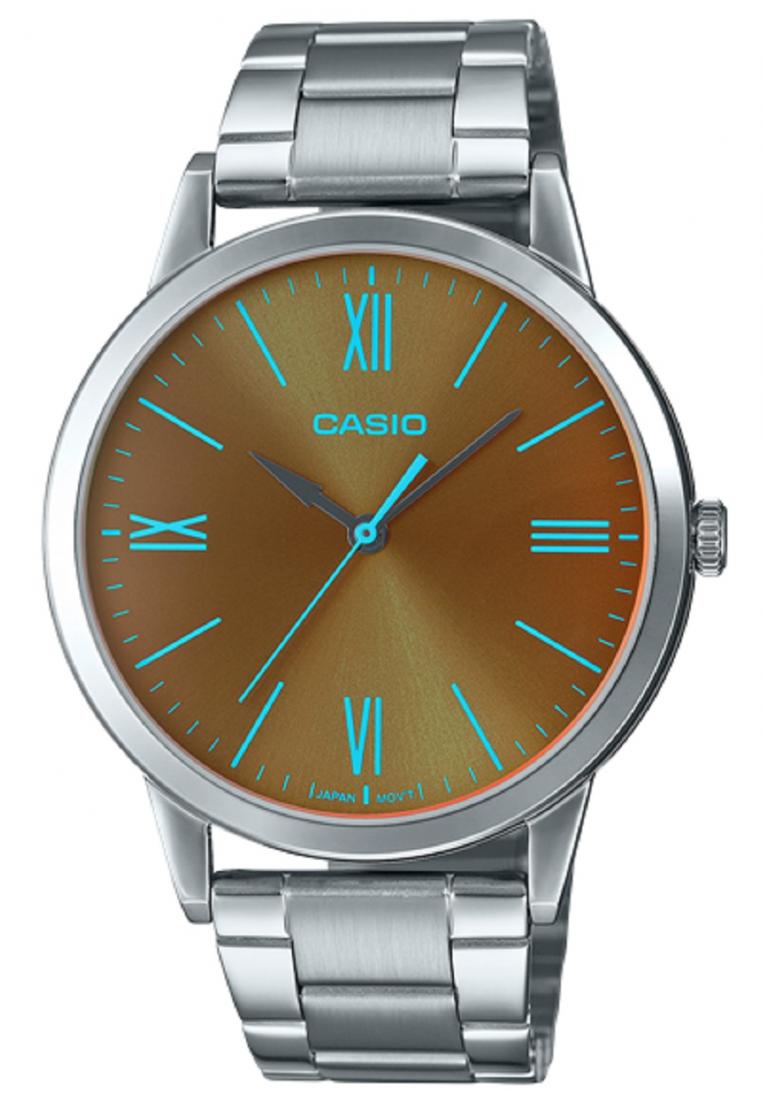 Casio MTP-E600D-1B Analog Stainless Steel Strap Watch For Men-Watch Portal Philippines