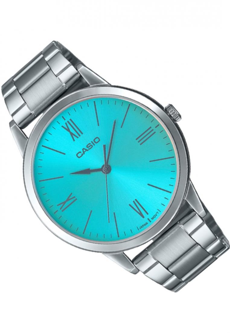 Casio MTP-E600D-2B Analog Stainless Steel Strap Watch For Men-Watch Portal Philippines