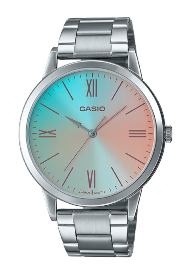 Casio MTP-E600D-2B Analog Stainless Steel Strap Watch For Men-Watch Portal Philippines