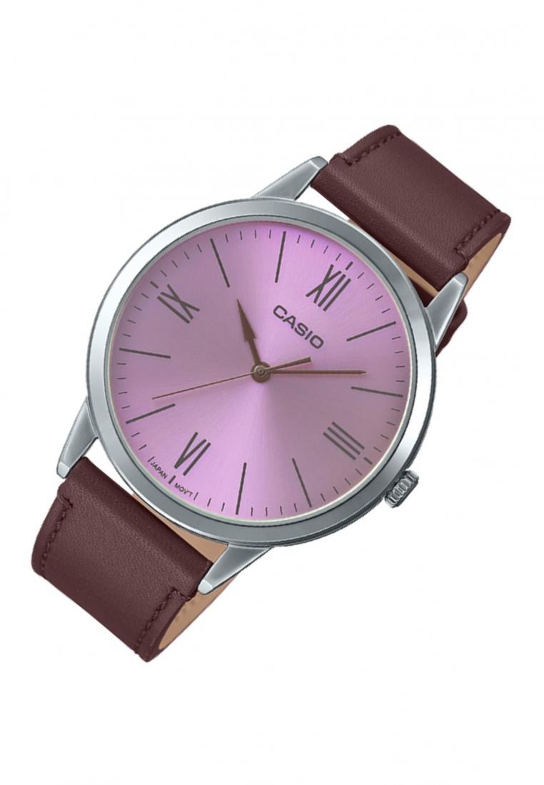 Casio MTP-E600L-5B Analog Leather Strap Watch For Men-Watch Portal Philippines
