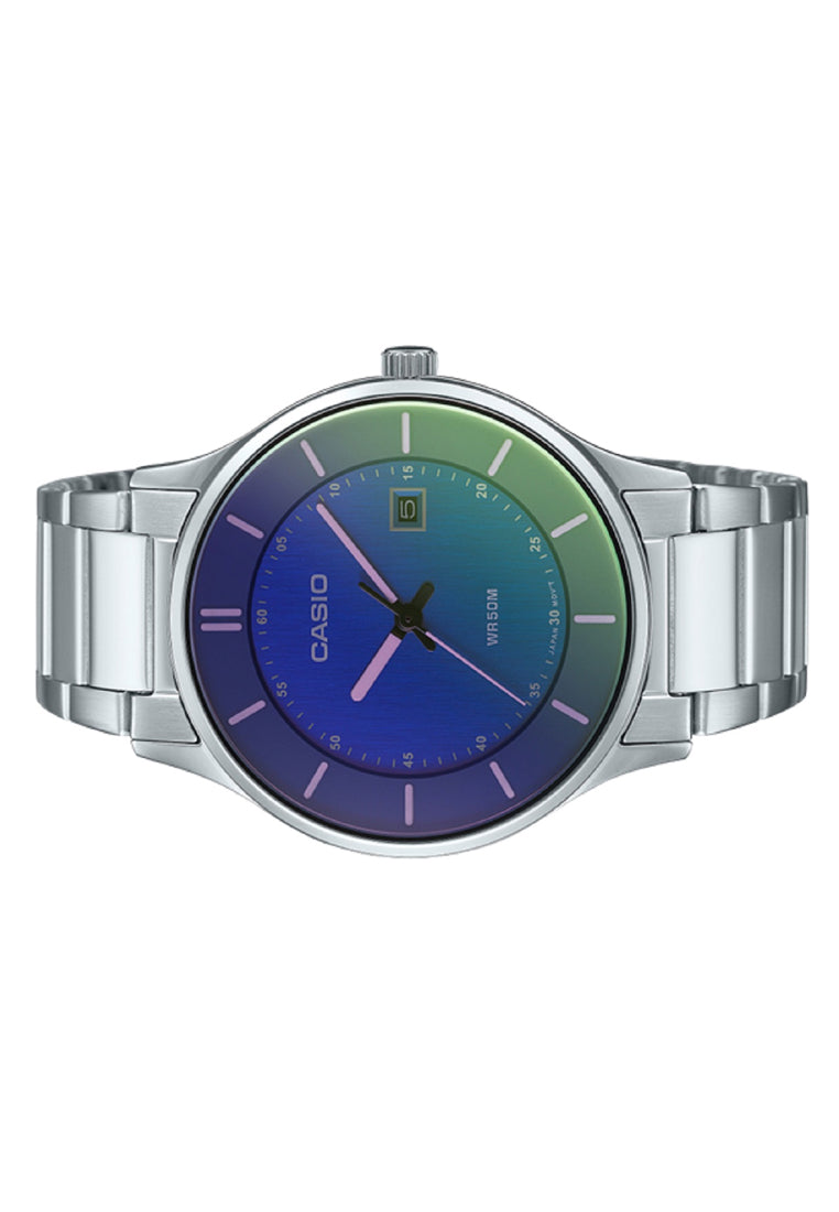 Casio MTP-E605D-2E Analog Stainless Steel Strap Watch For Men-Watch Portal Philippines