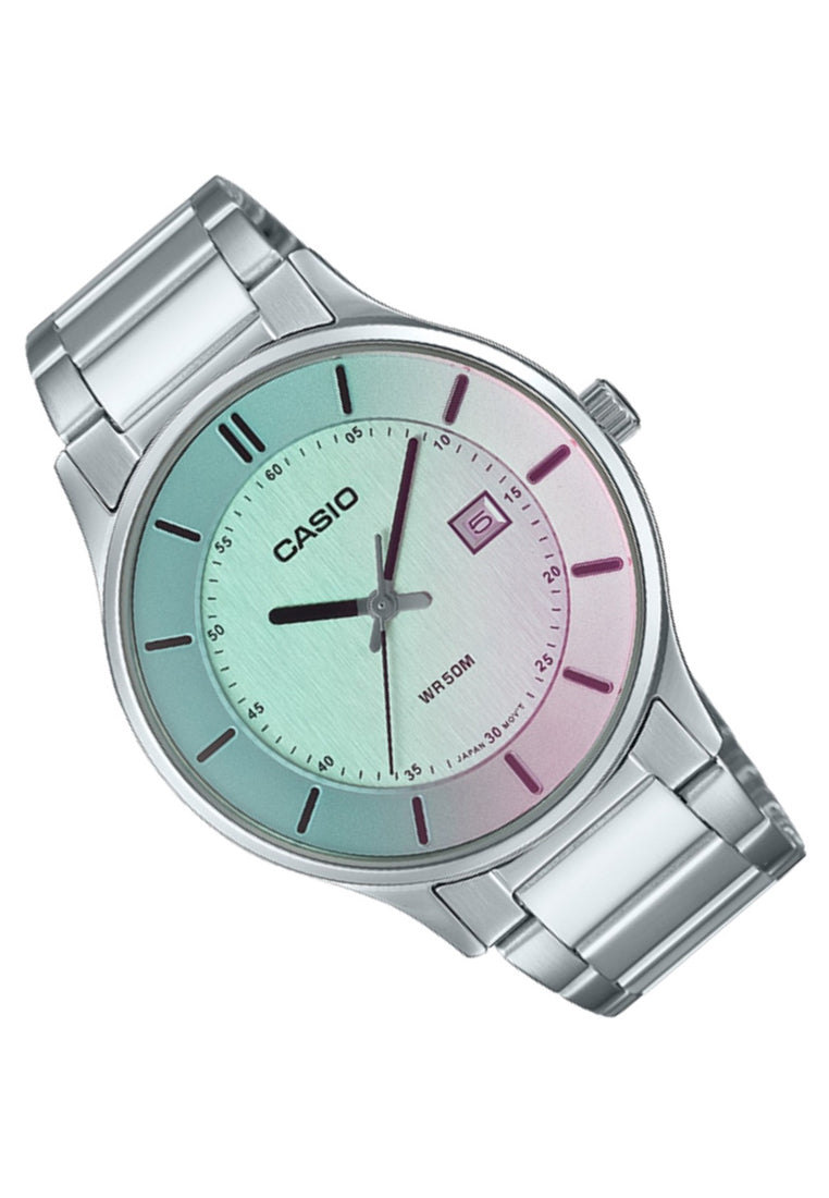 Casio MTP-E605D-7E Analog Stainless Steel Strap Watch For Men-Watch Portal Philippines
