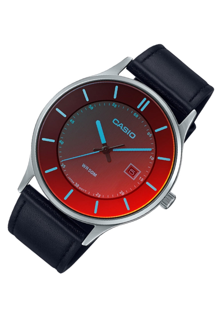 Casio MTP-E605L-1E Analog Leather Strap Watch For Men-Watch Portal Philippines