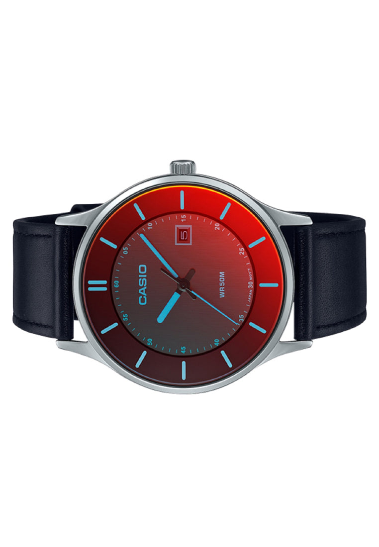 Casio MTP-E605L-1E Analog Leather Strap Watch For Men-Watch Portal Philippines