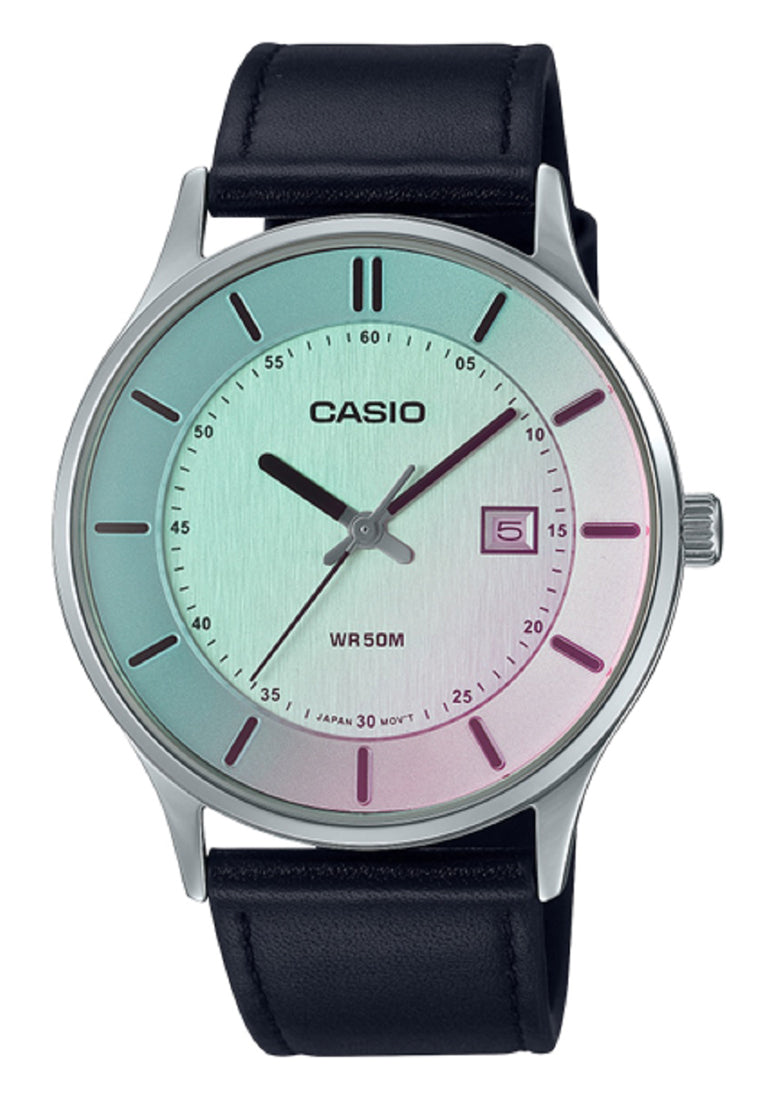 Casio MTP-E605L-7E Analog Leather Strap Watch For Men-Watch Portal Philippines