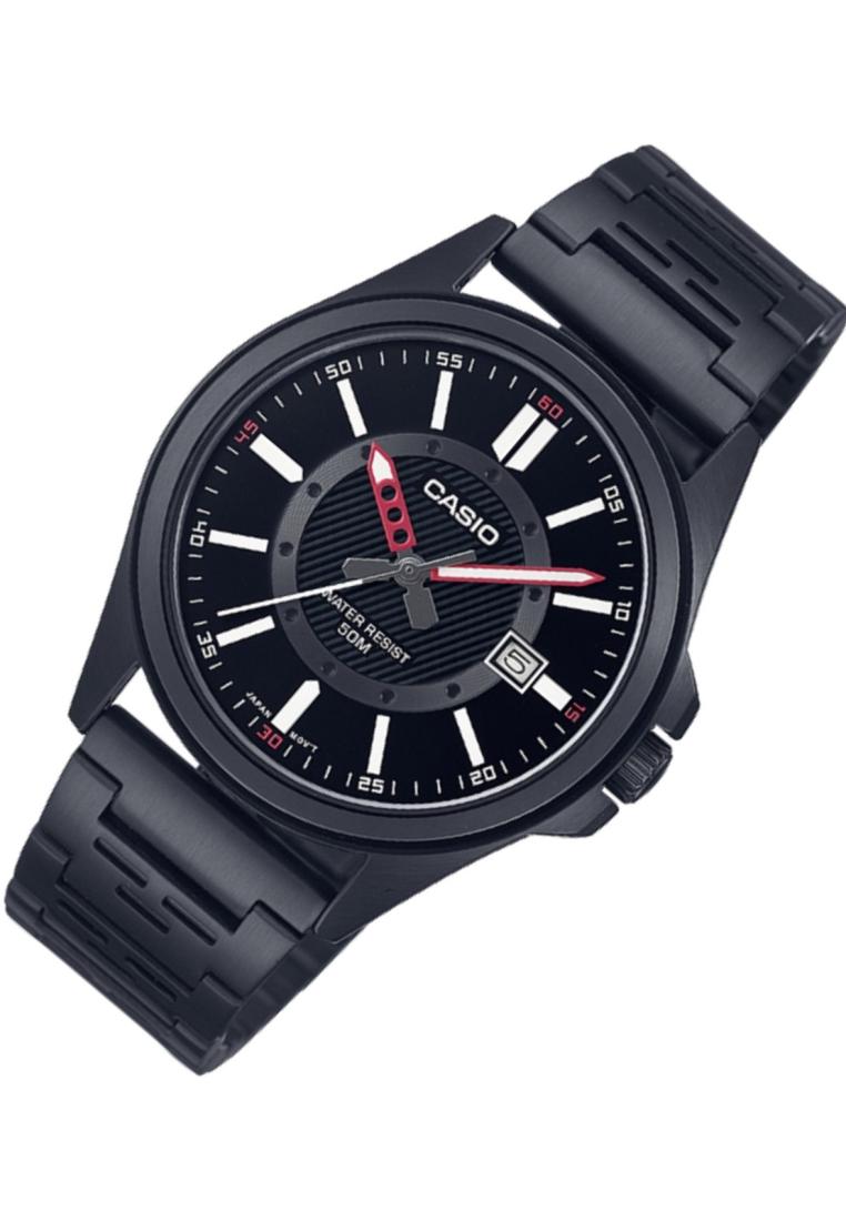 Casio MTP-E700B-1E Analog Stainless Steel Strap Watch For Men-Watch Portal Philippines