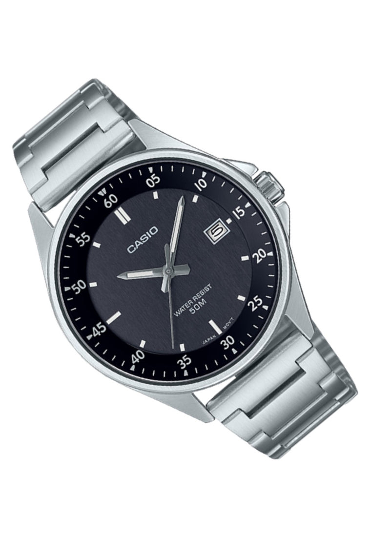 Casio MTP-E705D-1E Analog Stainless Steel Strap Watch For Men-Watch Portal Philippines