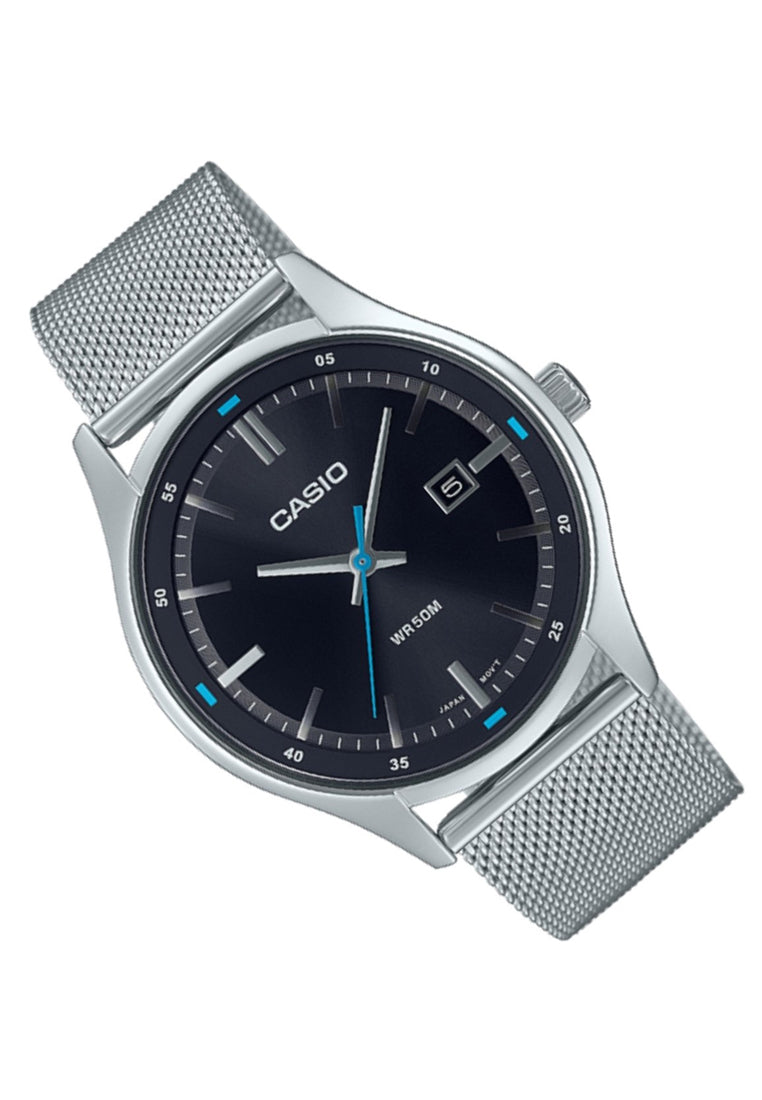 Casio MTP-E710M-1A Analog Stainless Steel Strap Watch For Men-Watch Portal Philippines