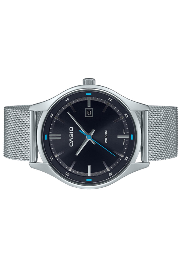 Casio MTP-E710M-1A Analog Stainless Steel Strap Watch For Men-Watch Portal Philippines