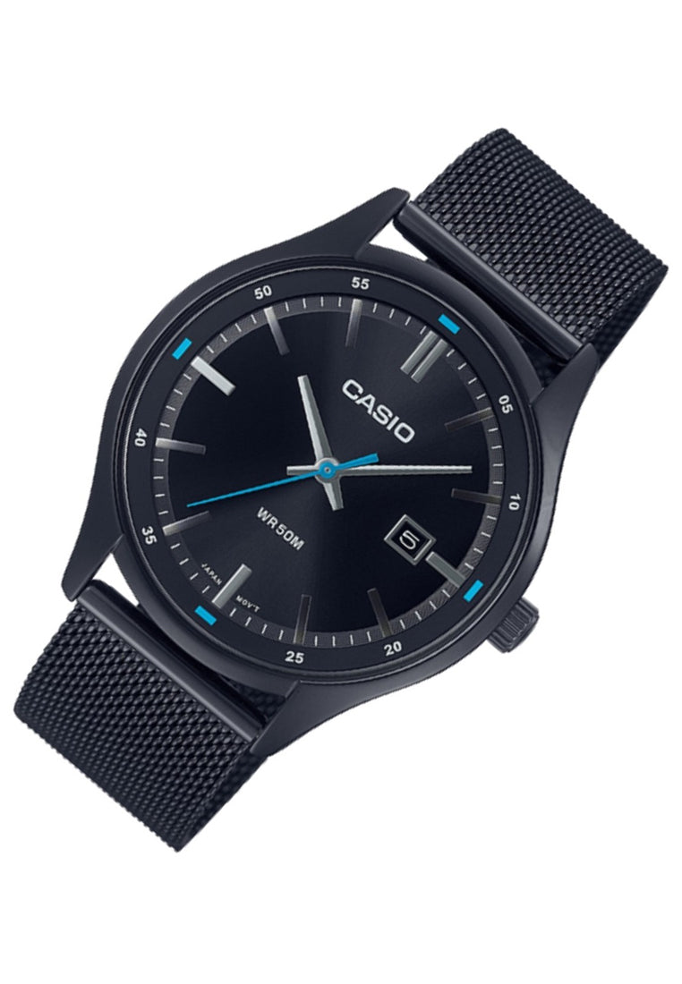 Casio MTP-E710MB-1A Analog Stainless Steel Strap Watch For Men-Watch Portal Philippines