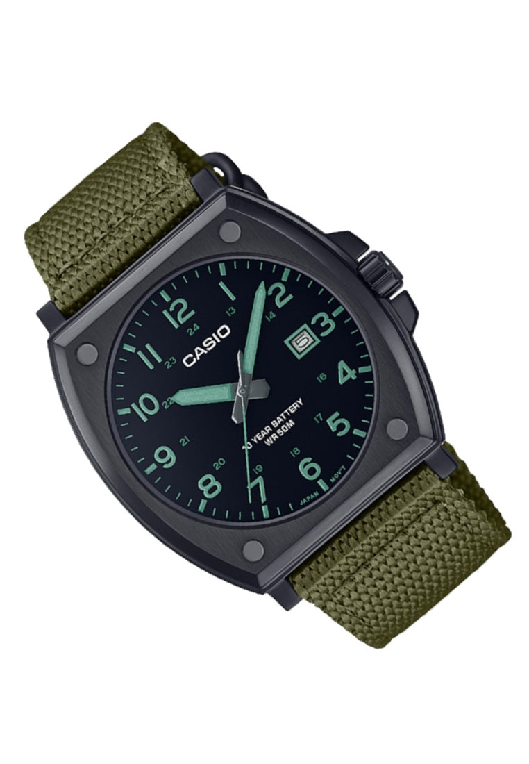 Casio MTP-E715C-3A Analog Nylon Strap Watch For Men-Watch Portal Philippines