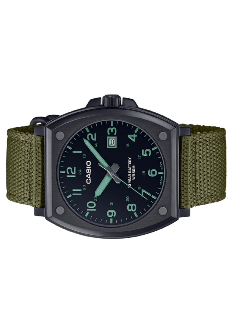 Casio MTP-E715C-3A Analog Nylon Strap Watch For Men-Watch Portal Philippines