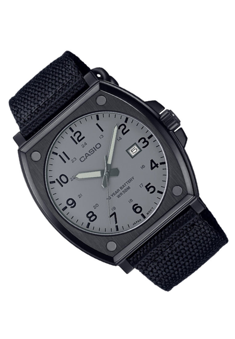 Casio MTP-E715C-8A Analog Nylon Strap Watch For Men-Watch Portal Philippines