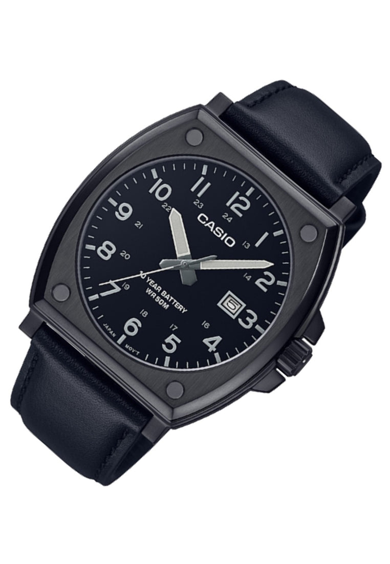 Casio MTP-E715L-1A Analog Leather Strap Watch For Men-Watch Portal Philippines