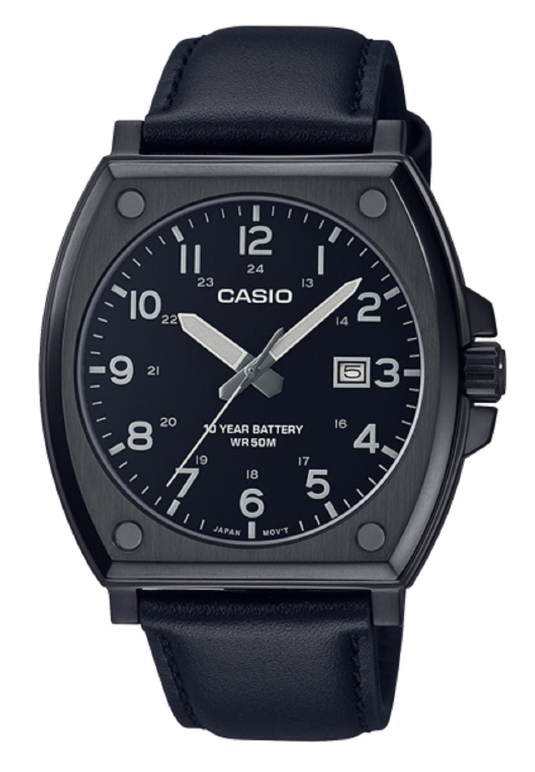 Casio MTP-E715L-1A Analog Leather Strap Watch For Men-Watch Portal Philippines